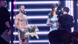 måns zelmerlöw naked on eurovision stage