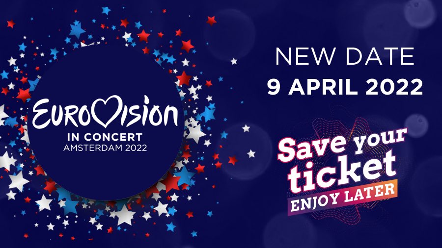 Eurovision in Concert : report en avril 2022