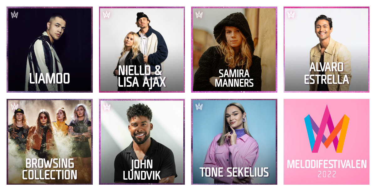 Suède 2022 : extraits des titres de la série 2 du Melodifestivalen (et sondage) (MàJ : répétitions)