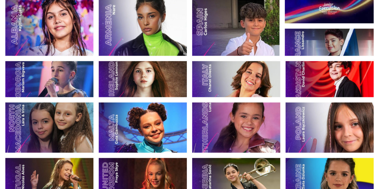 Votre Eurovision Junior 2022 : le choix des lecteurs