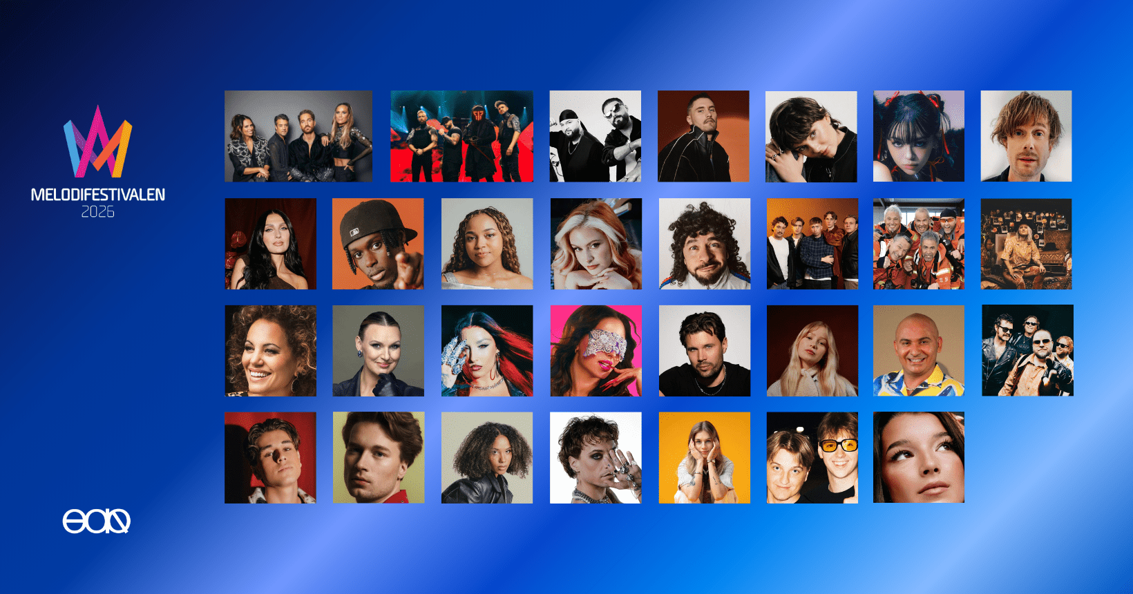 Suède 2026 : ordre de passage du Melodifestivalen