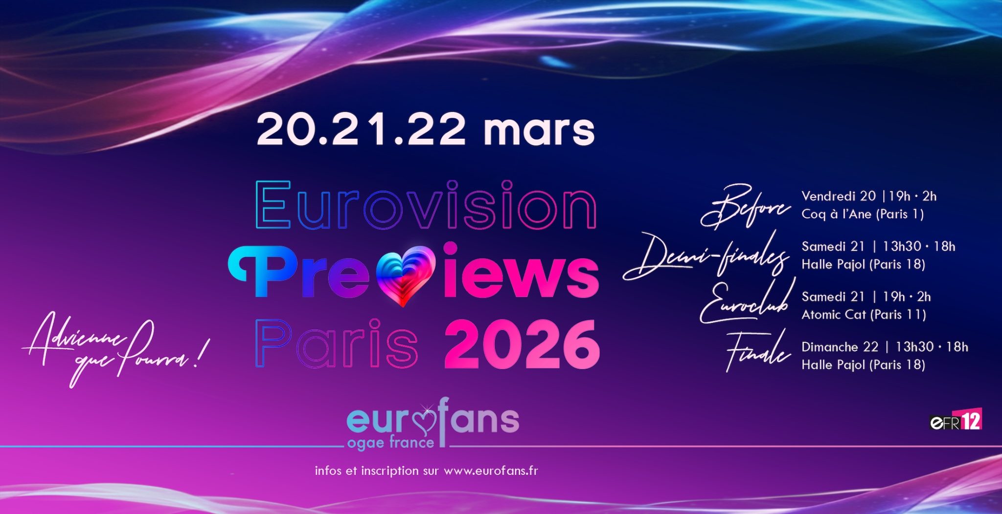 Eurovision 2026 : Un week-end avec les Eurofans !
