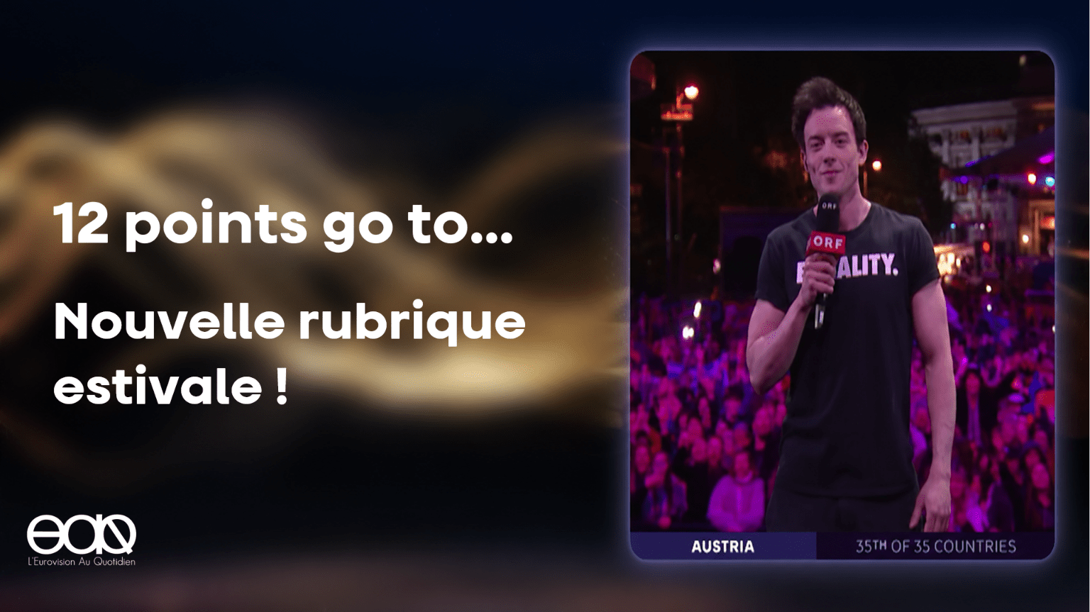 12 points go to… Nouvelle rubrique estivale !